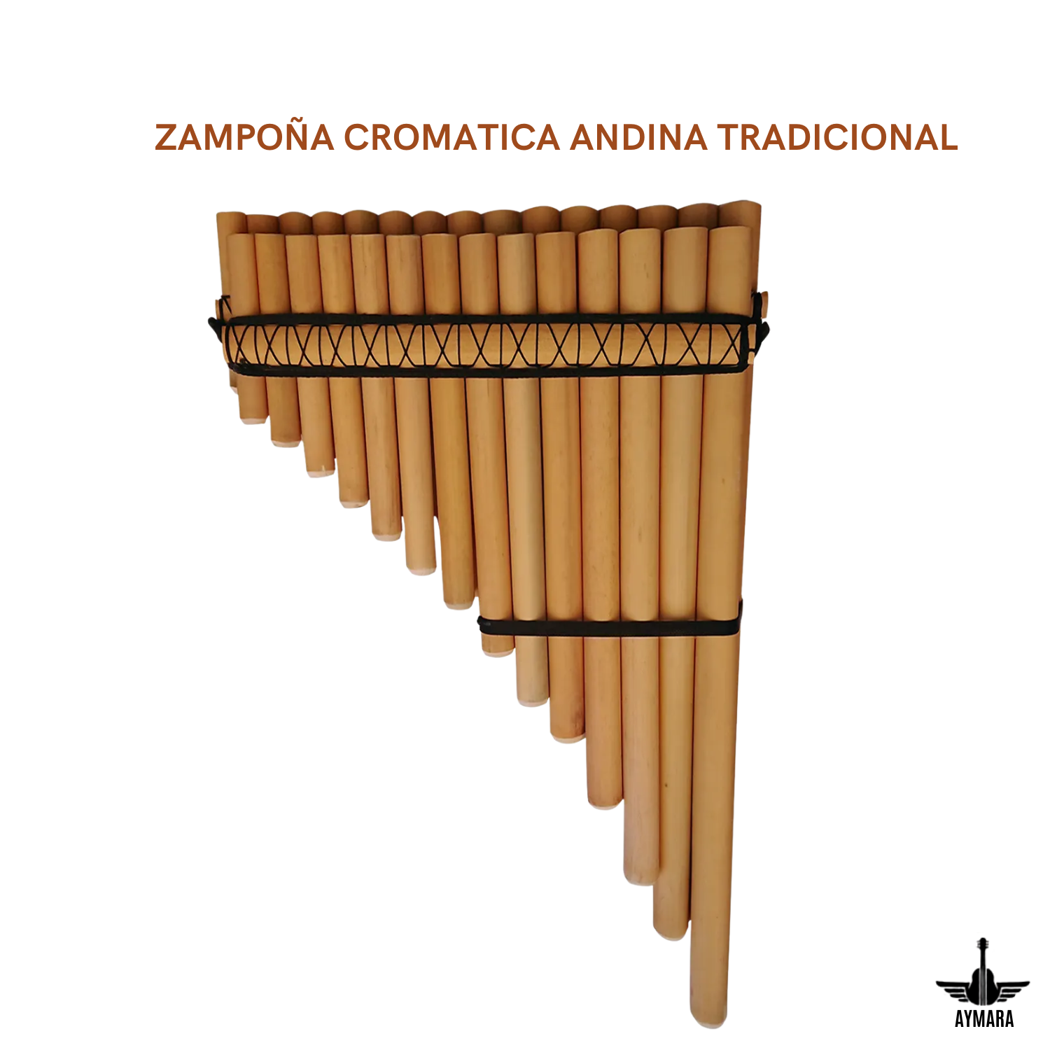 Zampoña Cromática Andina Tradicional AYMARA