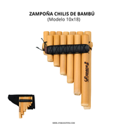 Zampoña Chilis de Bambú LUPACA Modelo 10x18