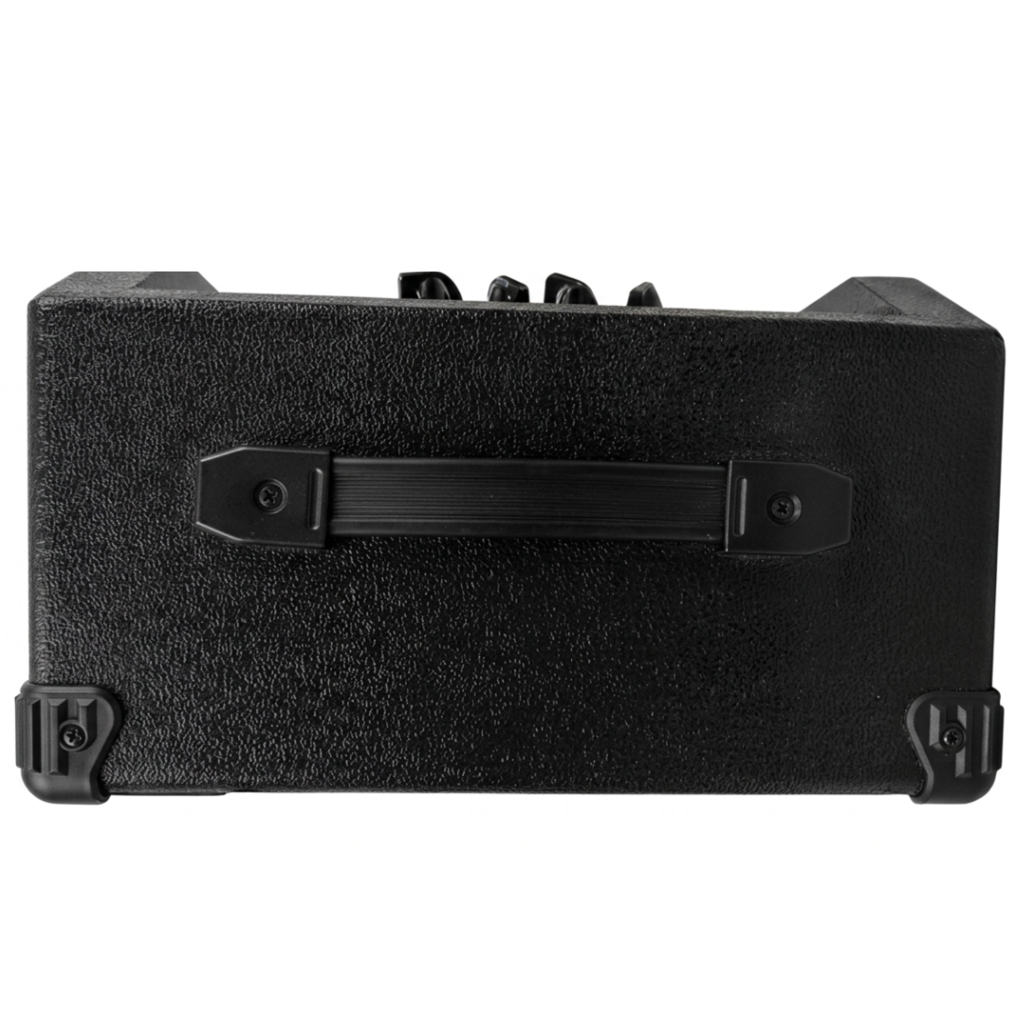 Amplificador BARRT CP-15 vista superior con asa de transporte