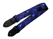 Correa para Guitarra Barrt Lightning Azul - Rayos Eléctricos
