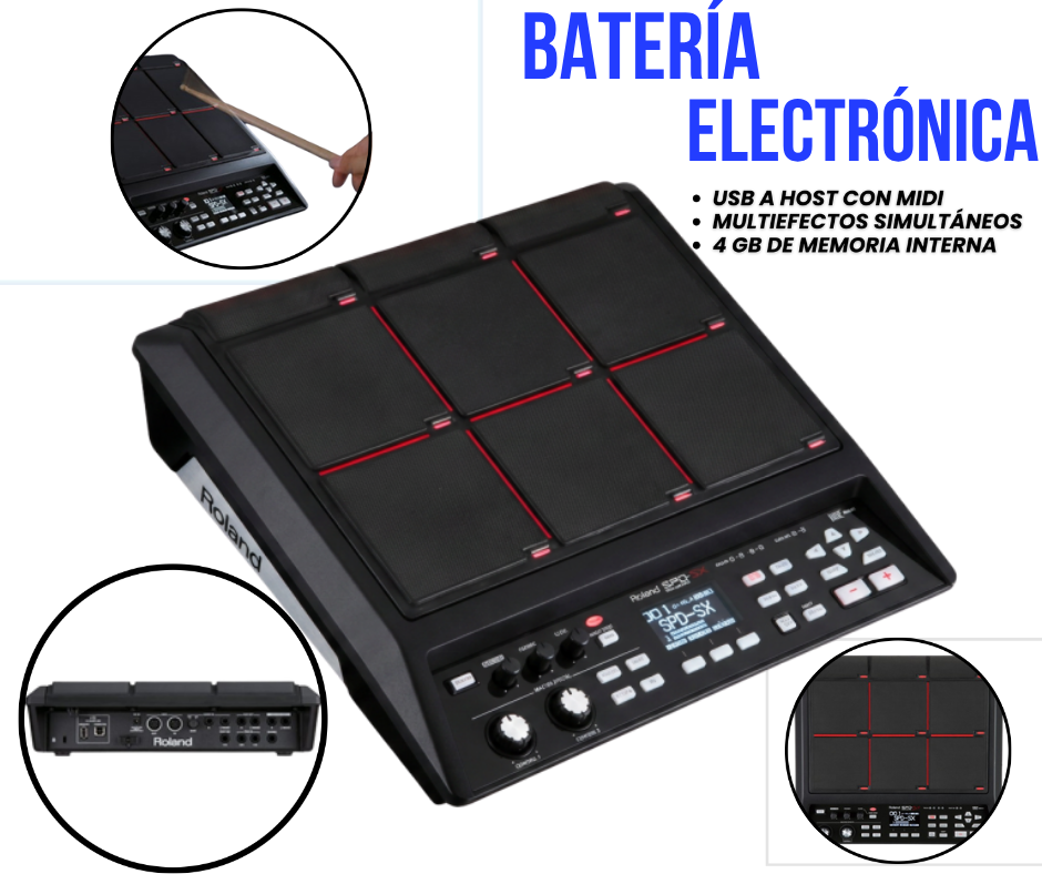 Batería Electrónica Roland SPD-SX - JK Music Peru