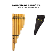 Zampoña de Bambú 7*6 LUPACA