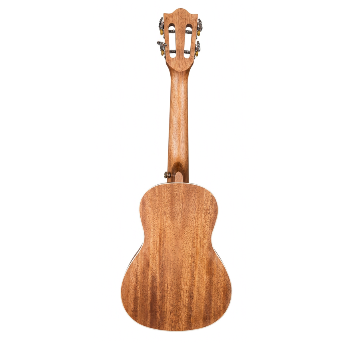 Ukulele Concierto K2 BARRT vista trasera – fondo de caoba natural