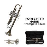 Trompeta Forte FTTR-6418S Silver — Acabado Plateado con Estuche