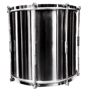 Repique cromado de 12 x 12 pulgadas para batucada
