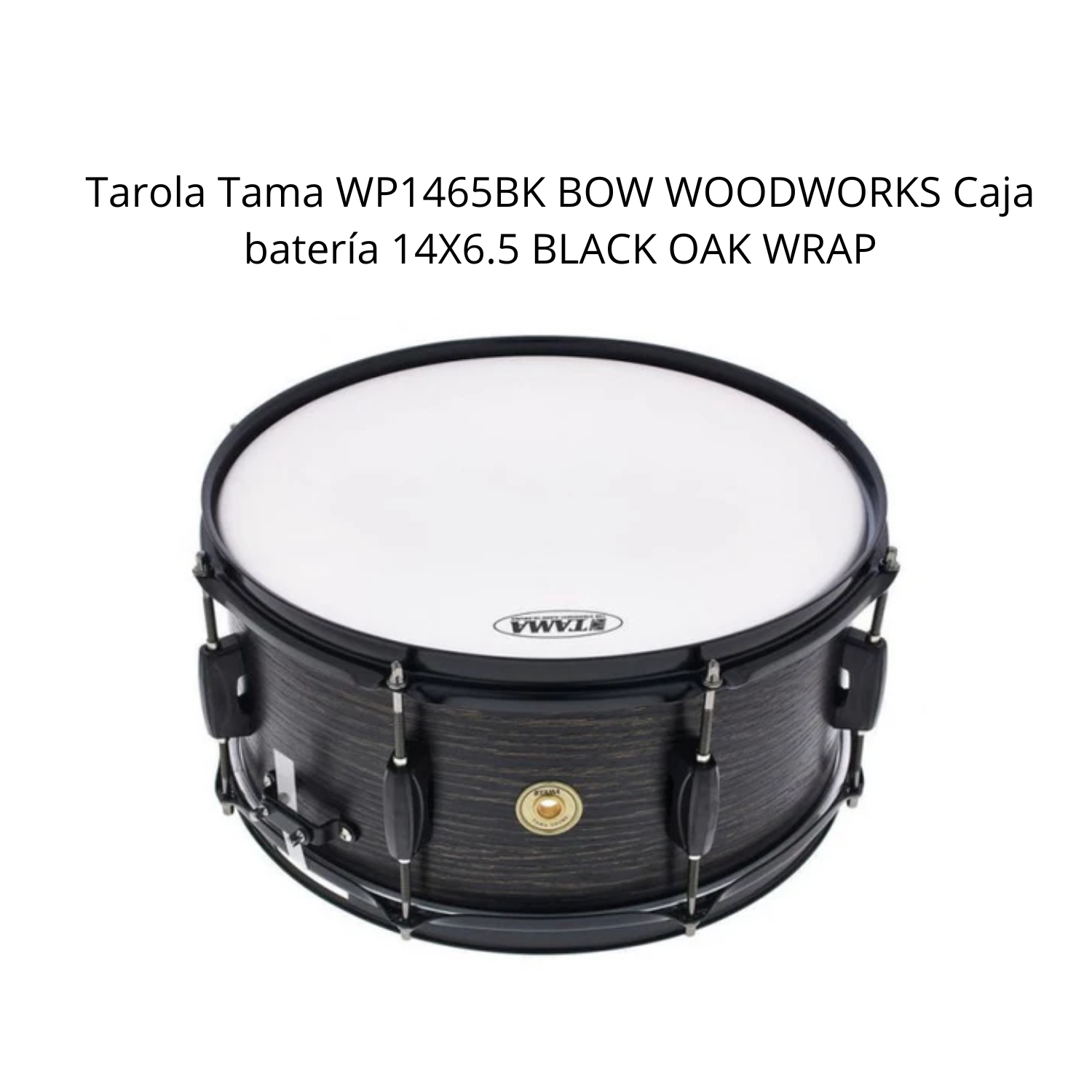Tarola Tama WP1465BK BOW Woodworks — 14"x6.5" Black Oak Wrap