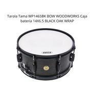 Tarola Tama WP1465BK BOW Woodworks — 14"x6.5" Black Oak Wrap