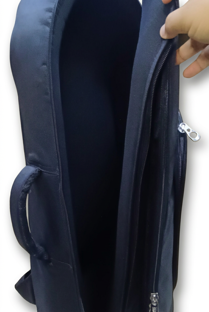 Funda para Bajo de Viento Recto | Lona Negra