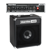 Amplificador para bajo Hartke HD50 y detalle del panel de controles