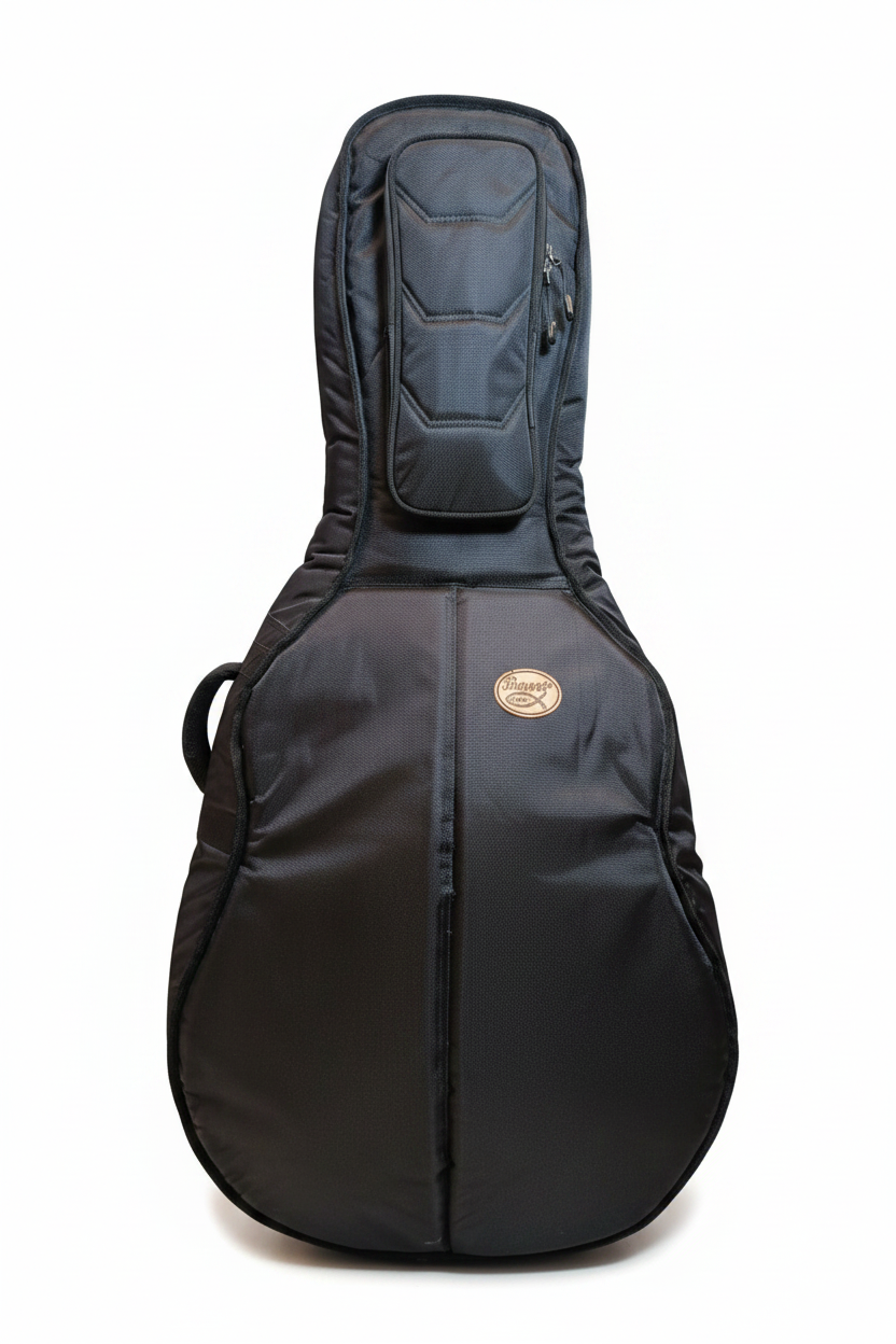 Estuche para guitarrón de lona negro