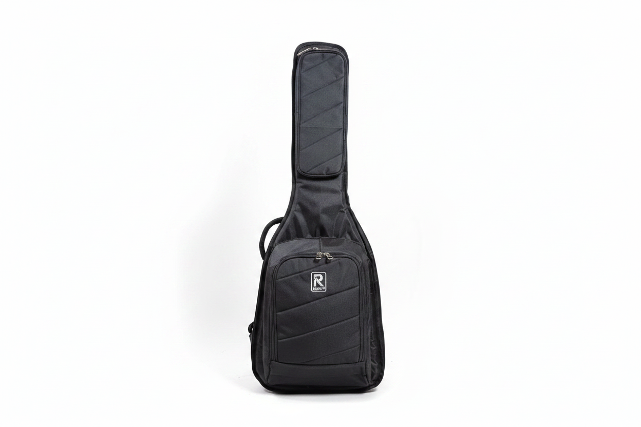 Estuche de guitarra BARRYTONE fondo blanco