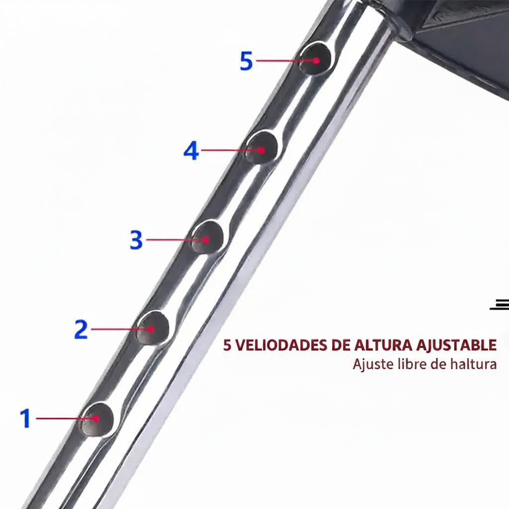 Q-95 Asiento de Batería Circular - 5 velocidades de altura ajustable